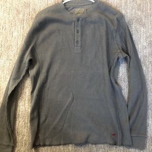 Levi’s men’s thermal knit Henley shirt.
